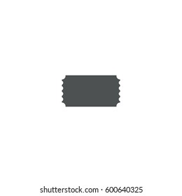 ticket icon. sign design