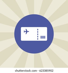 ticket icon. sign design. background