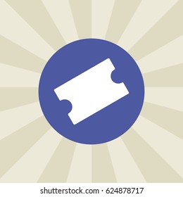 ticket icon. sign design. background