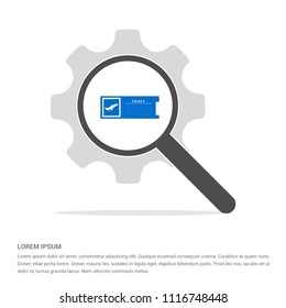 ticket icon - vector icon