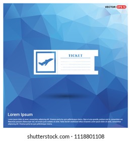 ticket icon - vector icon