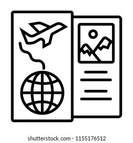 Ticket icon vector