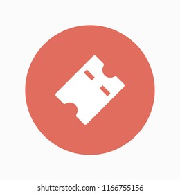 ticket icon vector