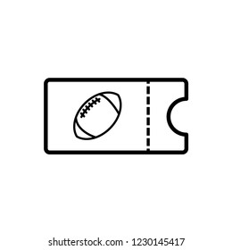 Ticket Icon Vector.