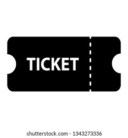 ticket icon vector