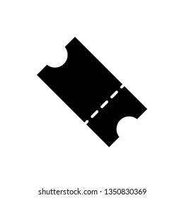 Ticket icon vector