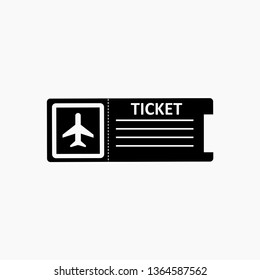 ticket icon vector