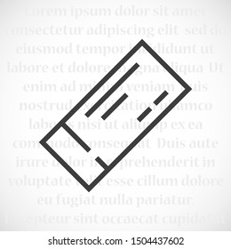 Ticket Icon VECTOR. Admission, Pass or Entrance 