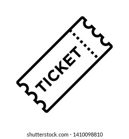 ticket icon vector design template