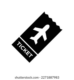 ticket icon vector design template in white background