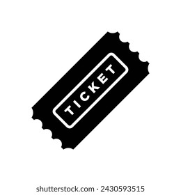 ticket icon vector design template simple and clean