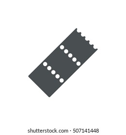 Ticket Icon Vector flat design style