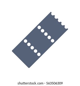 Ticket Icon Vector flat design style