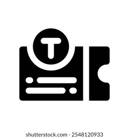 Icono del glifo del Vector para su Sitio web, móvil, presentación y diseño del logotipo.