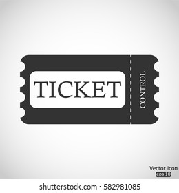 Ticket icon - vector  illustration