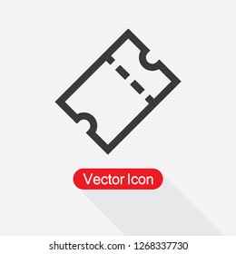 Ticket Icon Vector Illustration Eps10