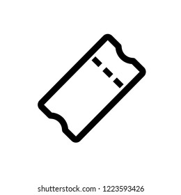 Ticket icon, vector illustration. Flat design style. vector ticket icon illustration isolated on white background, ticket icon Eps10. ticket icons graphic design vector symbols.