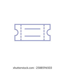 Ticket Icon Vector Illustration Logo Template