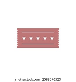 Ticket Icon Vector Illustration Logo Template