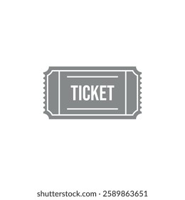 Ticket Icon Vector Illustration Logo Template