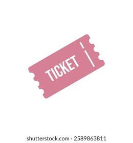 Ticket Icon Vector Illustration Logo Template