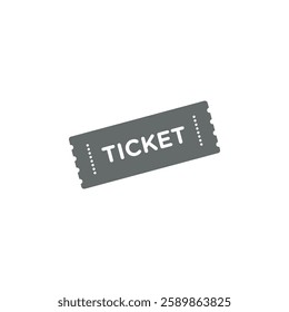 Ticket Icon Vector Illustration Logo Template