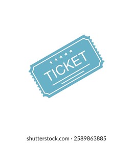 Ticket Icon Vector Illustration Logo Template