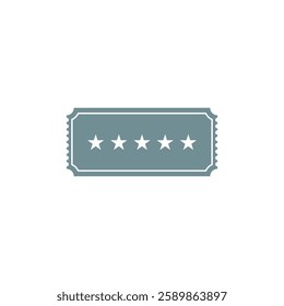 Ticket Icon Vector Illustration Logo Template