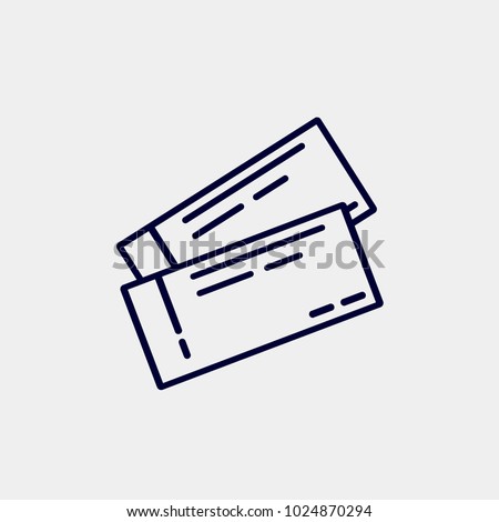 ticket icon vector illustration. travel ticket icon vector