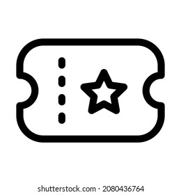 Ticket icon vector image. Can also be used for web apps, mobile apps and print media.