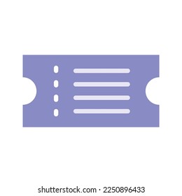 Ticket Icon vector image. Suitable for mobile apps, web apps and print media.