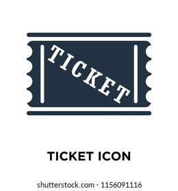 Ticket icon vector isolated on white background, Ticket transparent sign