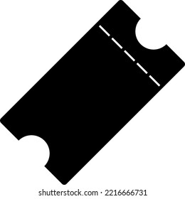 Ticket icon vector. Line raffle ticket symbol - vector.eps