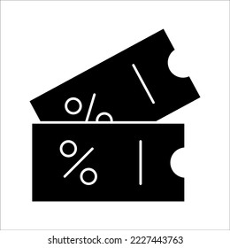 Vector de icono de tickets. Símbolo del billete de rifa de línea. Diseño de señalización moderno de contorno plano. Pictograma gráfico lineal delgado para sitio web, aplicación móvil. Ilustración del logotipo. Eps10.
