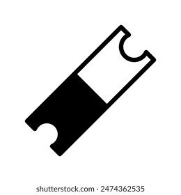 Icono de boleto Vector o estilo de ilustración de logotipo 