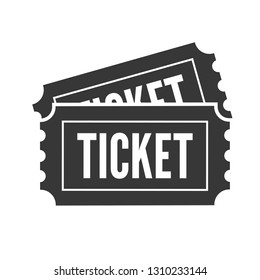 Ticket Icon. Vector Sign