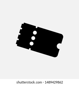 Ticket Icon - Vector, Sign and Symbol for Design, Presentation, Website or Apps Elements.
