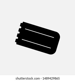 Ticket Icon - Vector, Sign and Symbol for Design, Presentation, Website or Apps Elements.