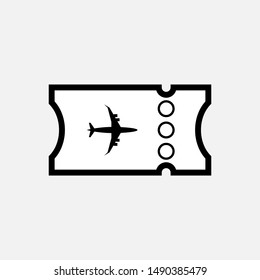 Ticket Icon - Vector, Sign and Symbol for Design, Presentation, Website or Apps Elements.