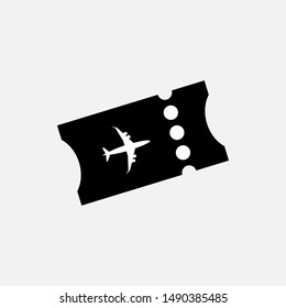 Ticket Icon - Vector, Sign and Symbol for Design, Presentation, Website or Apps Elements.