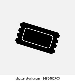 
Ticket Icon - Vector, Sign and Symbol for Design, Presentation, Website or Apps Elements.