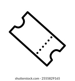 ticket icon vector with simple design. coupon icon