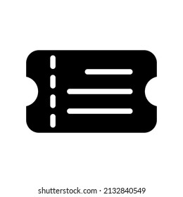 Ticket Icon Vector Symbol Design Illustration