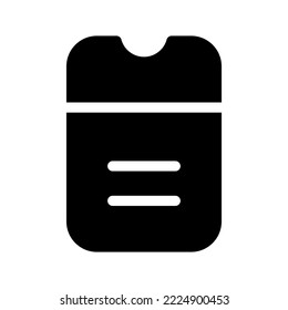 Ticket Icon Vector Symbol Design Illustration