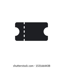 Ticket Icon Vector Symbol Eps