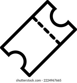 Ticket icon vector. Ticket symbol. Trendy flat ui sign design graphic pictogram for web site, mobile application. Logo illustration..eps
