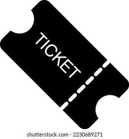 Ticket icon vector. Ticket symbol. Trendy flat ui sign design graphic pictogram for web site, mobile application..eps
