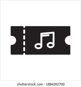 Ticket Icon Vector Template Illustration