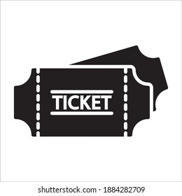 Ticket Icon Vector Template Illustration