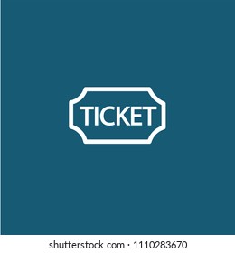 Ticket icon.Cinema,movie vector.Entry,festival symbol for web and mobile apps design